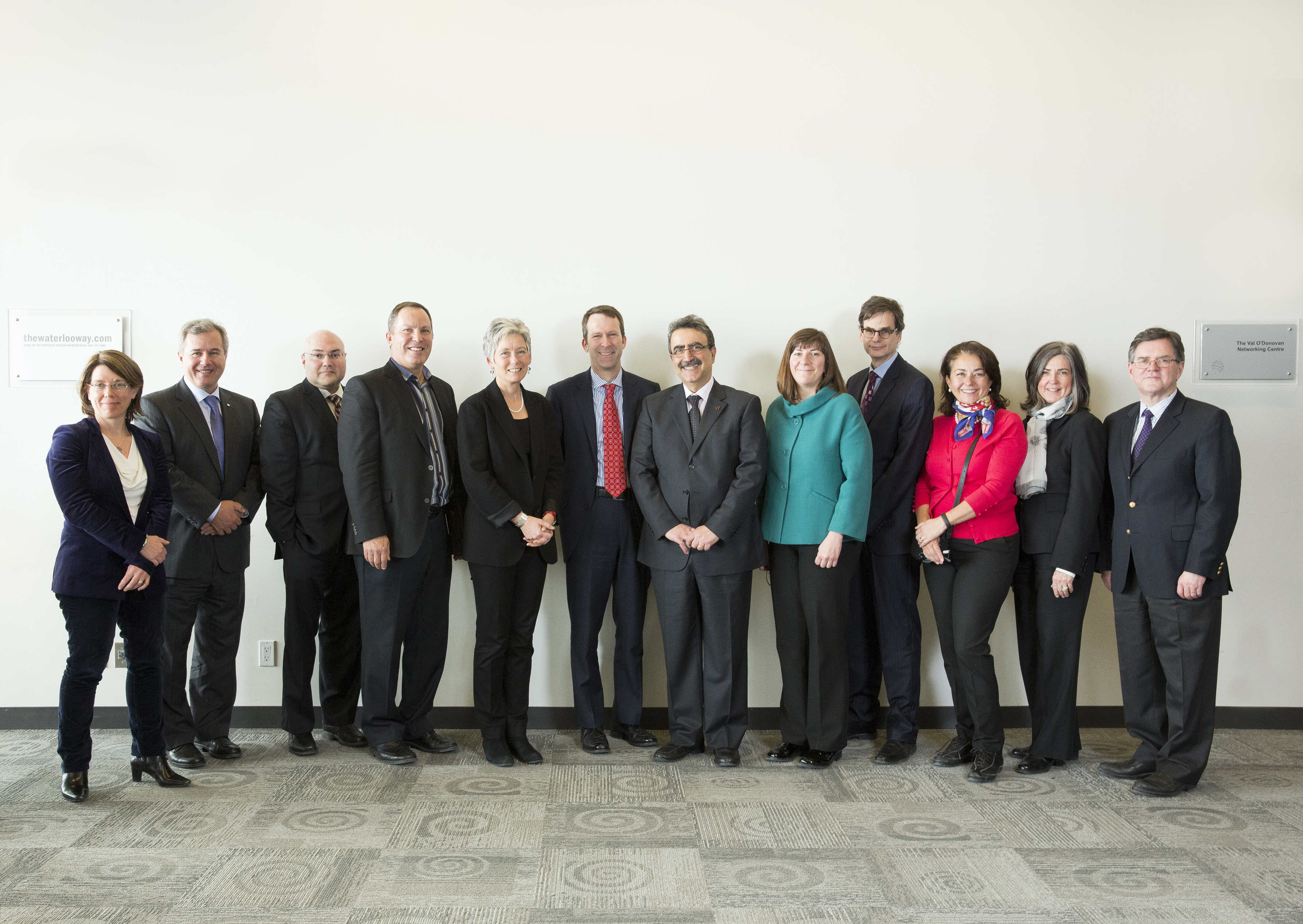 Feridun Hamdullahpur poses with Deputy Ministers.