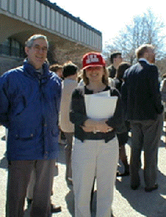 [She's got her red hat]