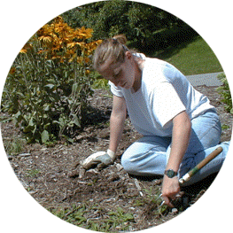 [Sitting in the dirt]