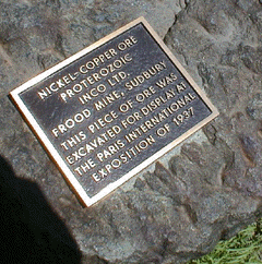 [Plaque on rock]