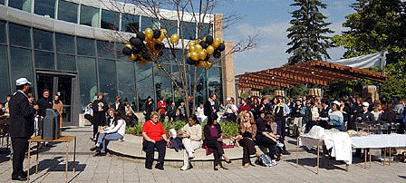 [Balloons over the SLC atrium]