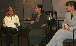 [Three women on panel]