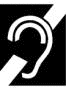 [Hearing impairment logo]