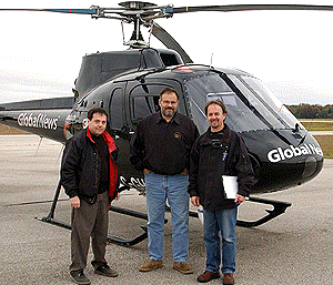 ['Global News' on black copter]