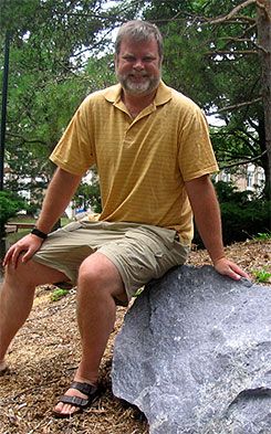 Lepidolite mica donated to Peter Russell Rock Garden