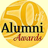 [50th Anniversary Alumni Awards logo]