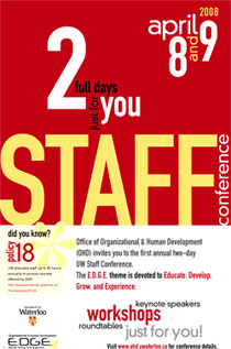 [Poster for staff conference]
