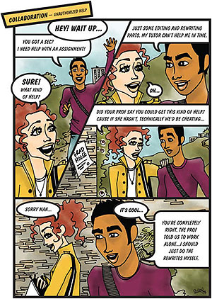'Graphic novel' episode about 'collaboration'
