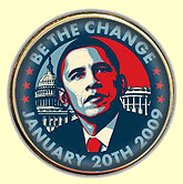 [Obama inauguration button]