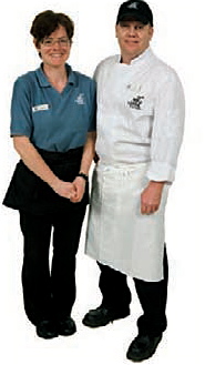 Food services new staff uniforms