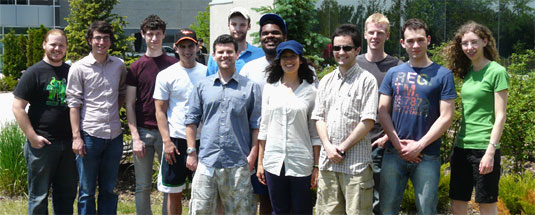 [Group portrait in the sunshine]