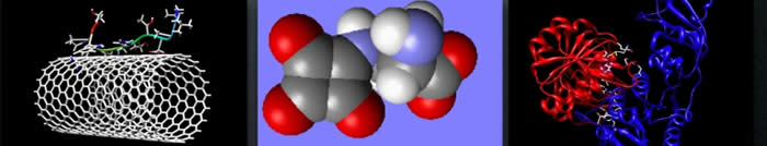 Various representations of chemistry.