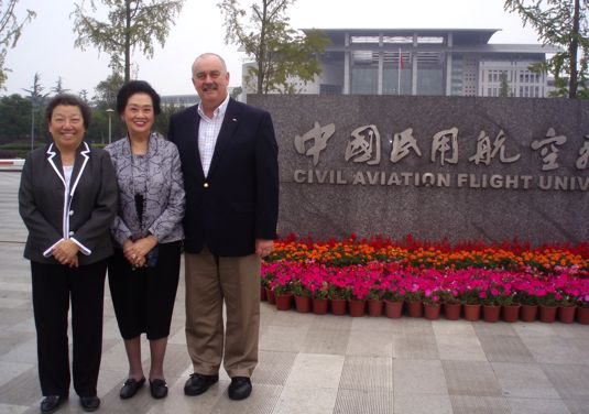 Grace Chum (of North York), Annie Wong (of Hong Kong), Ron Champion (Renison’s English Language Institute)