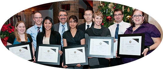 [Students posing with their certificates]