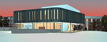 Planned Grebel building