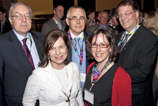 Attendees and speaker at Stratford May 25 event