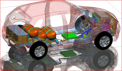 See-through image of UWAFT vehicle