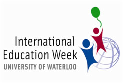 The logo for International Education Week.
