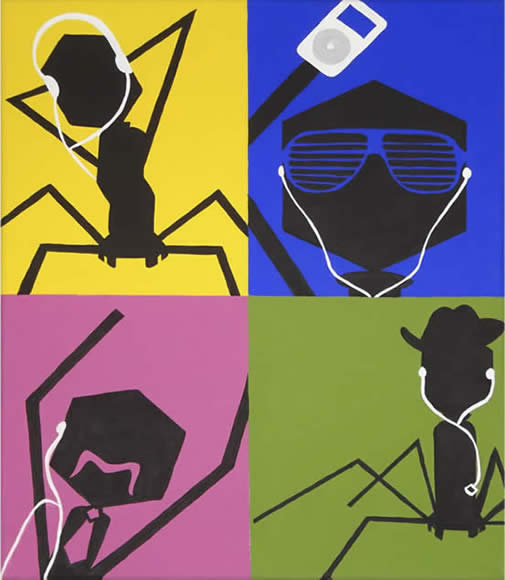 Bacteriophage meet the iPod dance