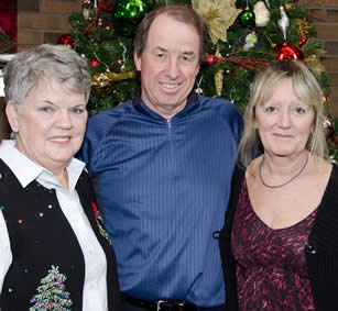 Ruth Gooding, Doug Painter, and Sue Fraser from the Kinesiology department.