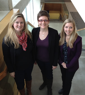 Stephanie Burley, Christine Kampen-Robinson, Angela Rooke.