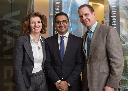 From Left to Right: Susan Elliot, Rohit Ramchandani, Jason Coolman.