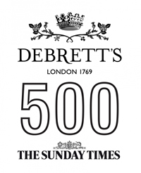 Debretts logo.