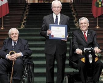 McLaughlin and Lieutenant Governor of Ontario David Onley.