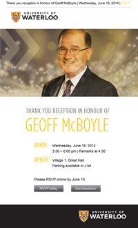 McBoyle reception poster.