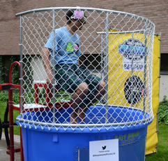 The dunk tank at Keystone 2013.