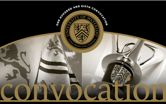 The convocation logo. Lions, chevrons, the whole bit.