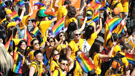 Unity Warriors at the Toronto Pride parade.