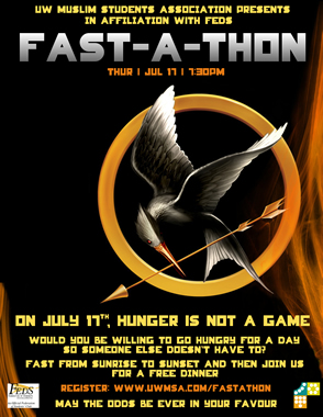 Fast-A-Thon poster.