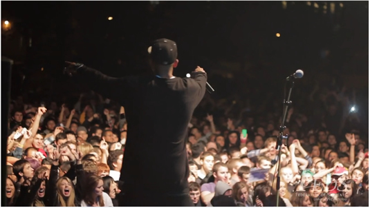 A concert scene from last year's Welcome Week concert.