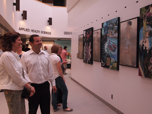 Applied Health Sciences art installation.