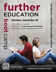 The Further Education Boot Camp poster.