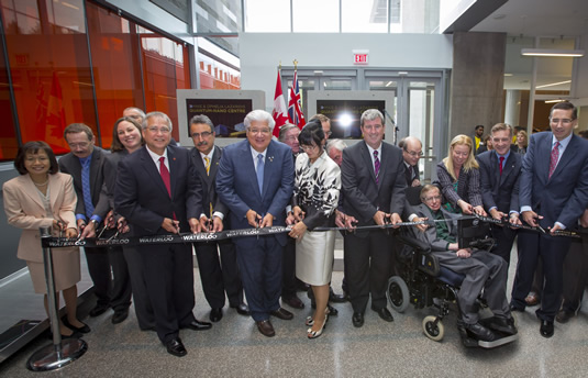 QNC ribbon-cutting ceremony.