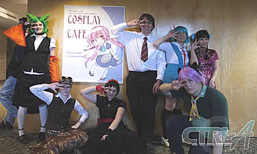 CTRL-A members engage in a bit of cosplay at a club event.