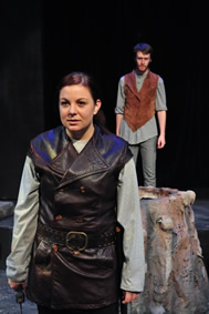 Andreea Hluscu as Macbeth.