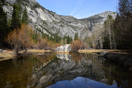 A mountain lake.