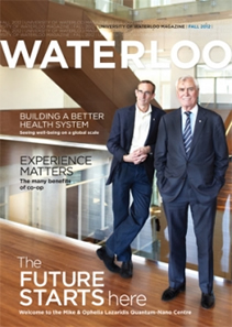 Waterloo Magazine cover.