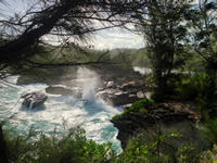 Spittal Falls in Bermuda.