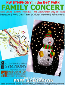 KW Symphony Family Concert poster.