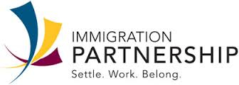 The logo of the Immigration Partnership project.