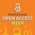 Open Access Week poster.