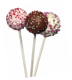 A tasty bouquet of cake pops.