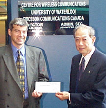 [Cheque presentation]